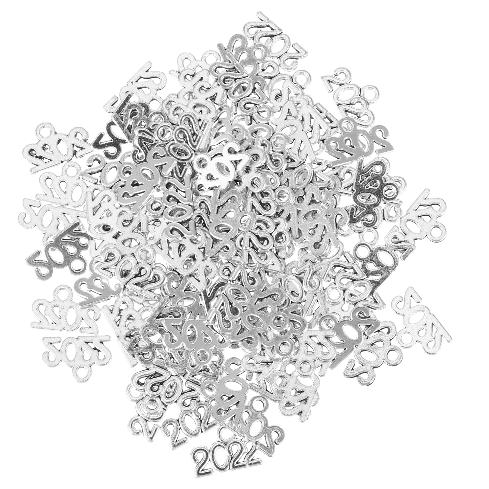 

100 Pcs Alloy 2022 Charms Souvenir Pendants DIY Pendant Charms Accessories