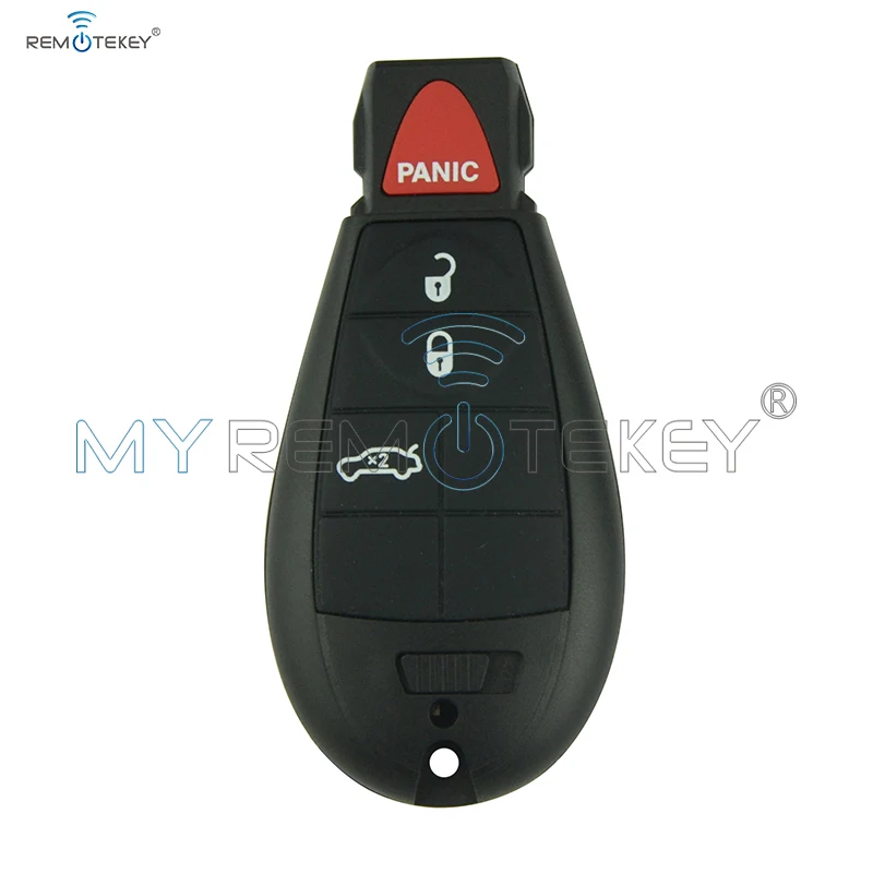 Смарт-ключ Remtekey фобик 6 кнопок с паникой для Dodge Key 434 МГц #2 IYZ-C01C новый стиль