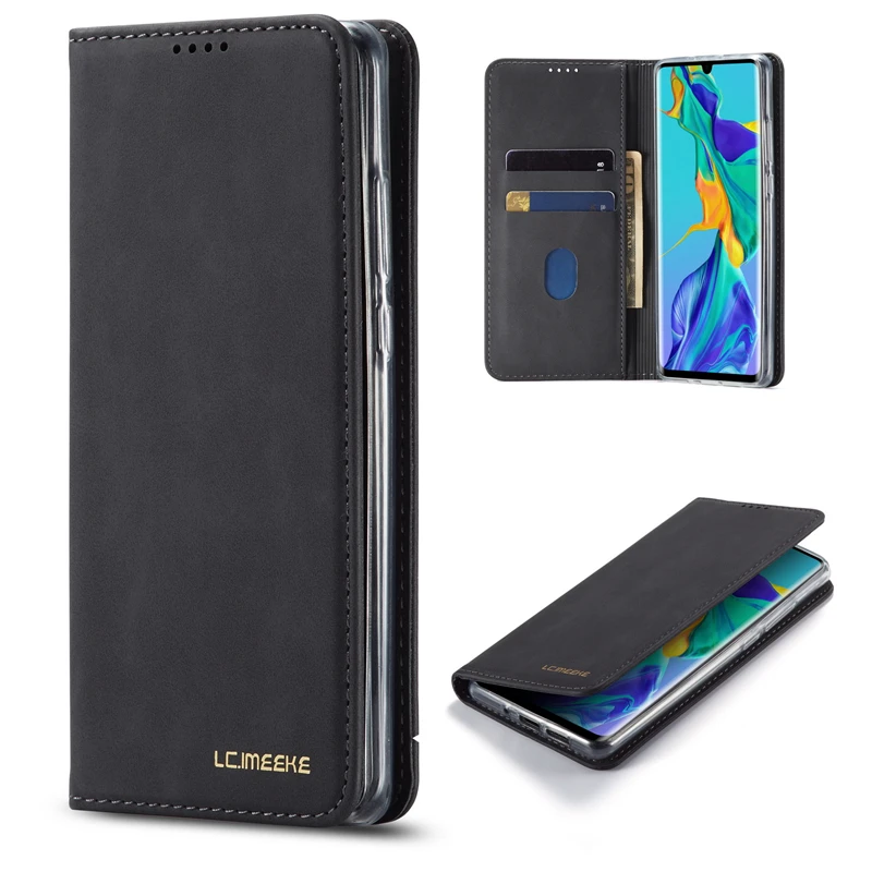 Coque A20 A40 A50 A70 аксессуары для телефона пара простой модный флип Бумажник кожаный