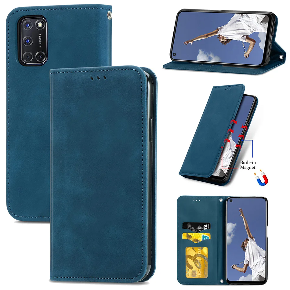 Luxury Skin Leather Case For Motorola G Power 2021 G9 Play G10 G30 G50 G60 G60S G100 Edge S E20 E30 Flip Wallet Card Slots Cover