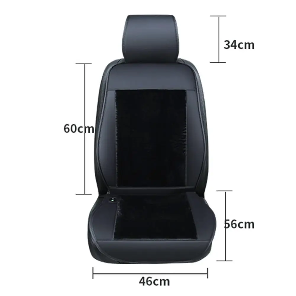 Автомобильные зимние чехлы на сиденья с подогревом подушка быстрым плюшевая