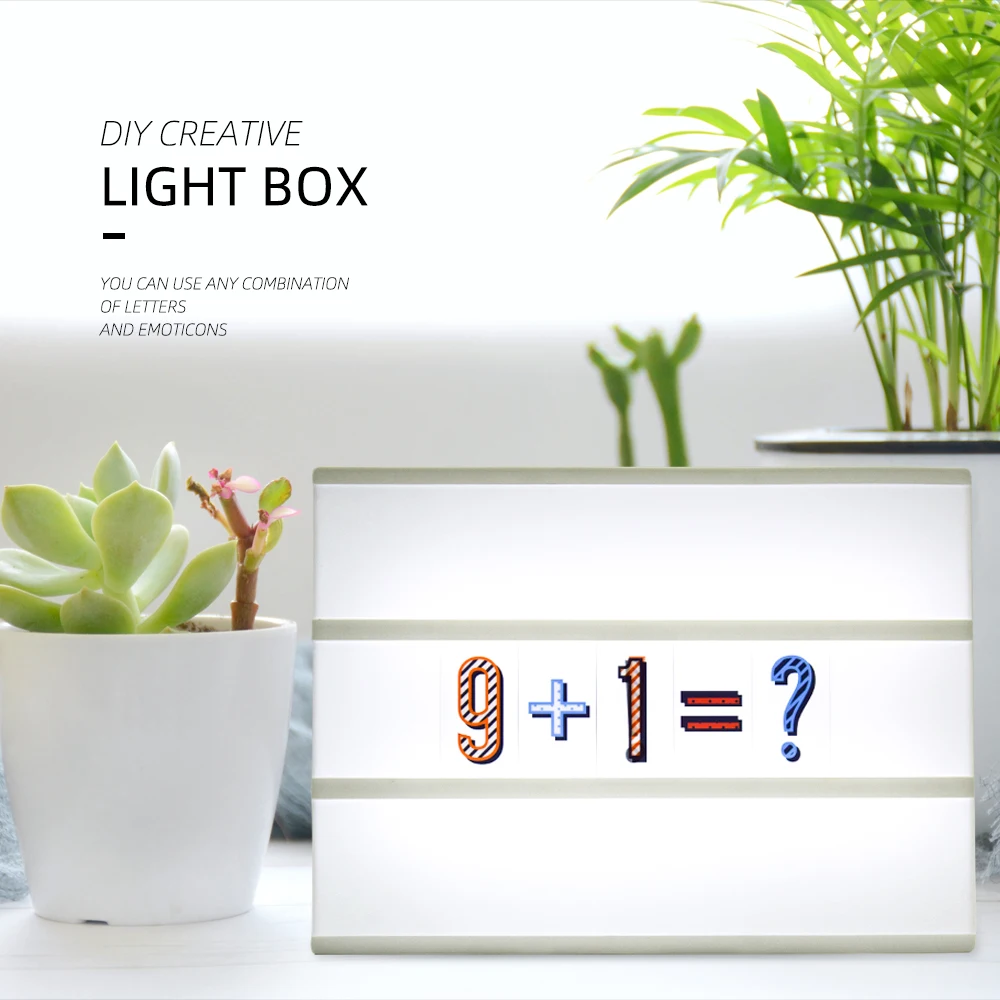 Светодиодный лайтбокс A4 для кинотеатра светильник тбокс с надписью ночник