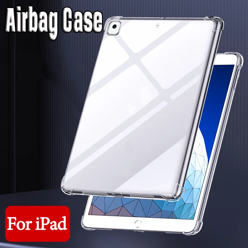 Противоударный силиконовый чехол для I pad 10 2 &quot10 5&quot мягкий ТПУ Pro 11 5 6 7 8 mini 4 3 1