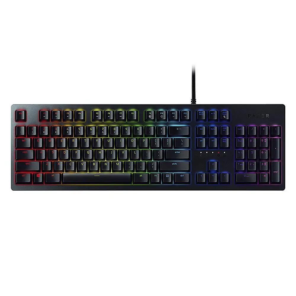 Клавиатура Razer Huntsman Механическая игровая Проводная с RGB-подсветкой | Компьютеры и