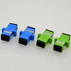 200 шт. Новый одномодовый волоконно-оптический коннектор SCUPCAPC, фланцевая головка, соединительный квадратный переходник, специальный Бесплатная доставка