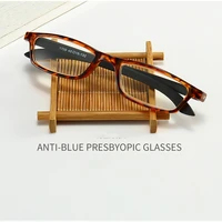 clara vida 2pcs small frame anti blue light rectangule presbyopic reading glassesmen women1 0 1 5 2 0 to 4 0