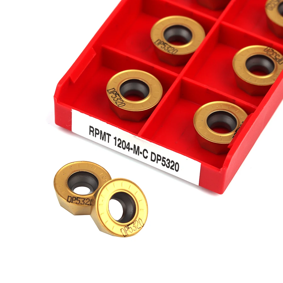 

high quality Original RPMT1204 DP5320 RPMT1604 DP5320 RPMT1604 DP5420 carbide insert Lathe tools CNC metal lathe milling insert