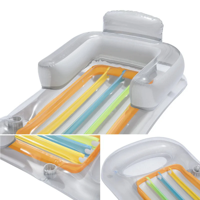 Надувной матрас для пляжа Плавающий Матрас плавающая кровать отдыха водных