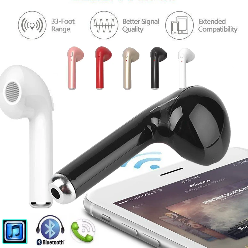 Cewaal i7 Mini TWS беспроводные Bluetooth наушники 4 1 стерео гарнитура с микрофоном PK i7S для