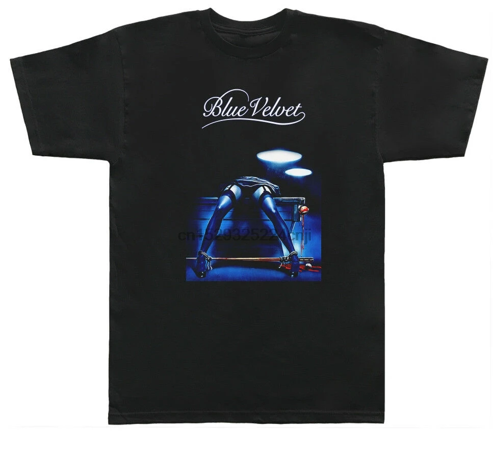 Синий бархат постер фильма Мужская черная футболка новая размеры S и M L XL 2XL 3XL 4XL