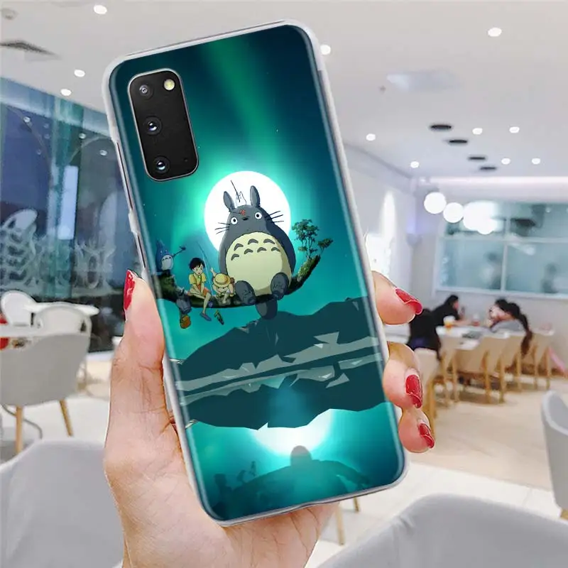 

Studio Ghibli Spirited Away Totoro Phone Case For Samsung Galaxy S21 Ultra S20 FE 5G 8 9 10 Plus S20 Plus S20 Ultra Cover Coque