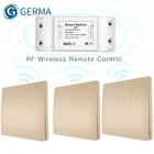 433 МГц беспроводной смарт-переключатель Радиочастотный пульт дистанционного управления приемник кнопочное управление ler настенная панель передатчик, 2 способа3 способа мульти-управления
