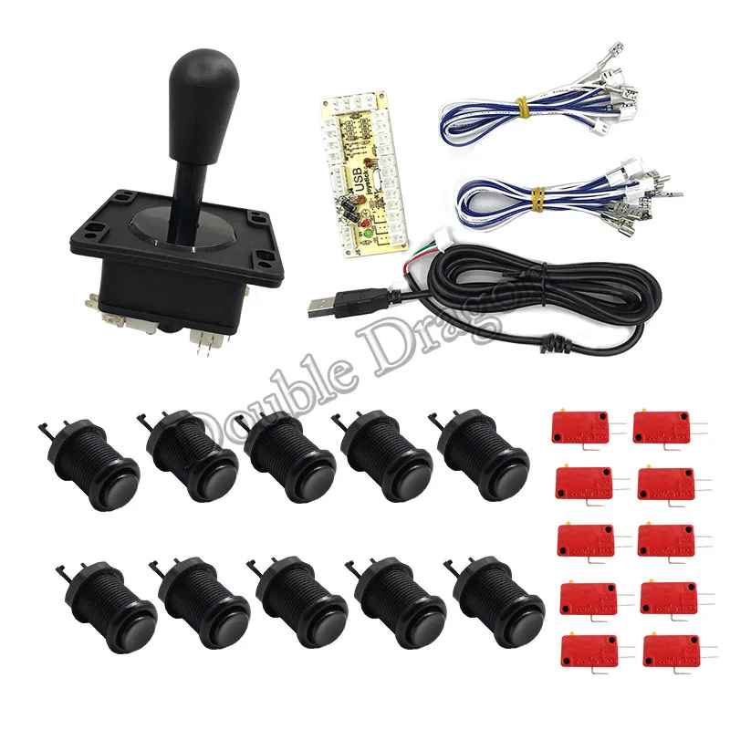4 Jamma аркадный Шкаф DIY Kit Zero Delay USB игровой контроллер для подключения ПК Джойстик в американском стиле 4/8 кнопки - Цвет: 4