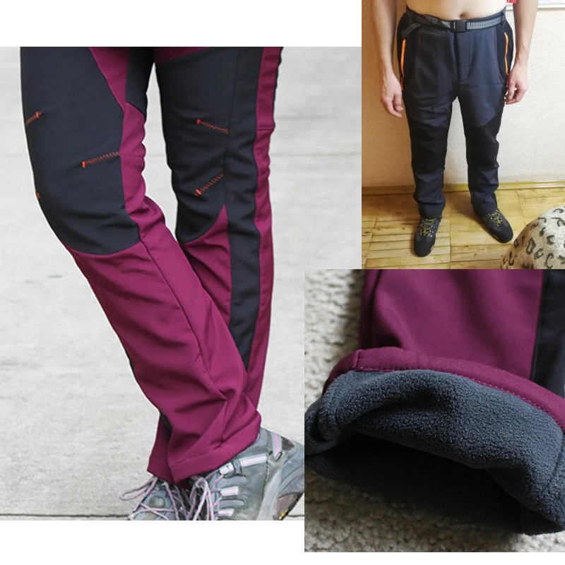 

Facecozy 2019 Men Women Outdoor Waterproof Fishing Pants Softshell Hiking Camping Trousers Climbing Fishing Pants