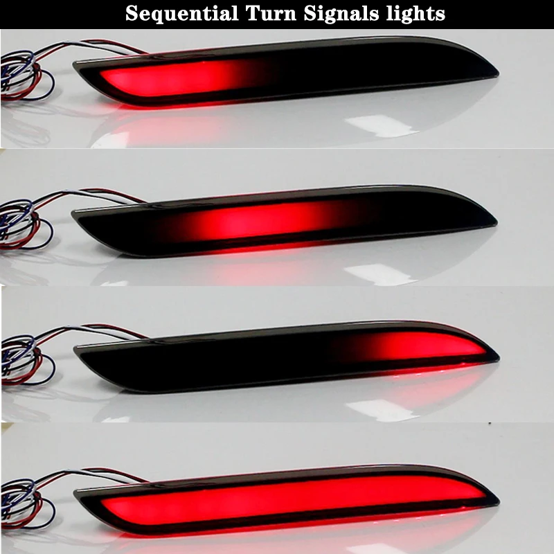 IJDM дымчатый объектив Светодиодный отражатель бампера светильник s для 2015 17 Ford