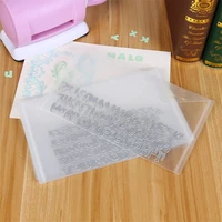 10pcs 15x25 2cm die stamp storage bag used to store cutting dies hot foil plates embossing folders organizer holders bags