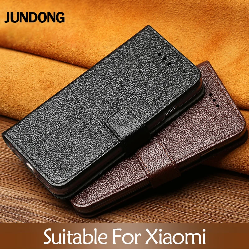 

Flip Case For Xiaomi Mi 8 9 9se 9T A1 A2 A3 lite Max 3 Mix 2s 3 Y3 Poco F1 Litchi Grain Cover For Redmi Note 4X 5 6A 7 7A 8 Pro