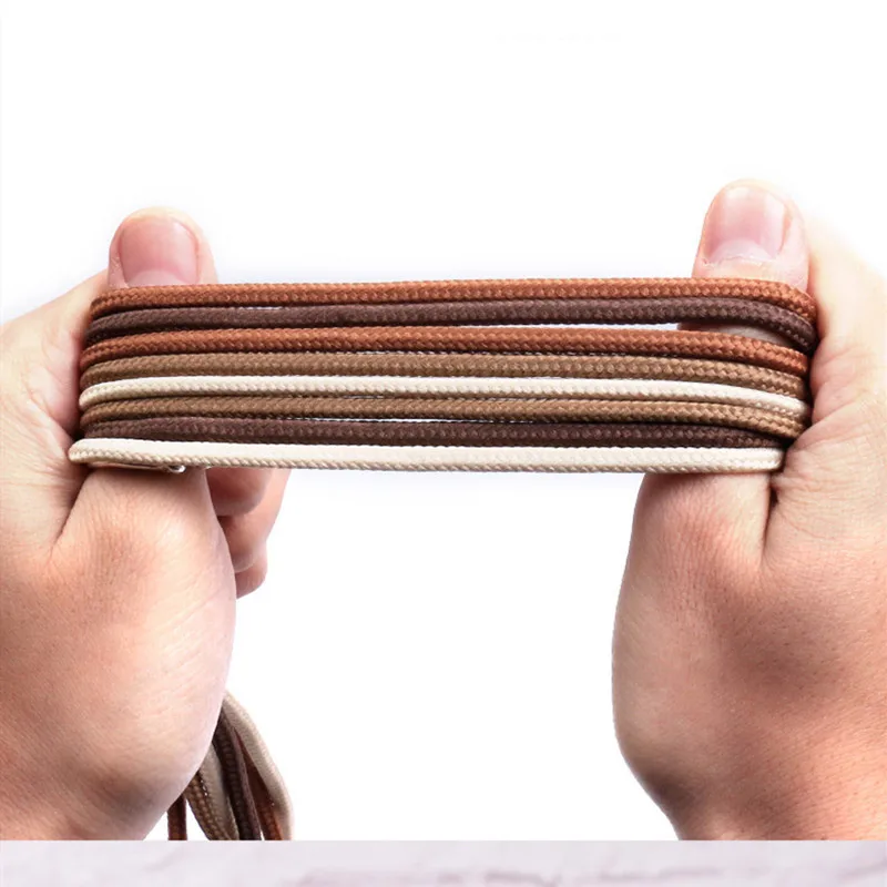 Wholesale 50 Pairs Round Shoelaces Shoe Laces Shoestrings Cord Ropes Boots Shoelace 90cm / 100cm / 120cm/ 140cm / 160cm / 180cm