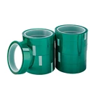 Новая 33 метра x Толщина 0,06 мм Высокая температура зеленая ПЭТ лента печатная плата маскирующая лента 5 мм10 мм12 мм15 мм20 мм25 мм30 мм50 мм100 мм