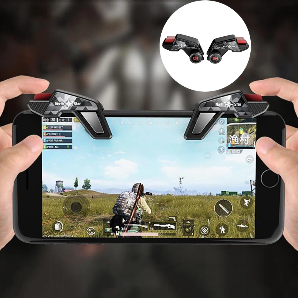 Игровой триггерный контроллер для PUBG геймпад Aim Fire Shooter кнопочный джойстик для Android iPhone IOS huawei samsung S10 5G