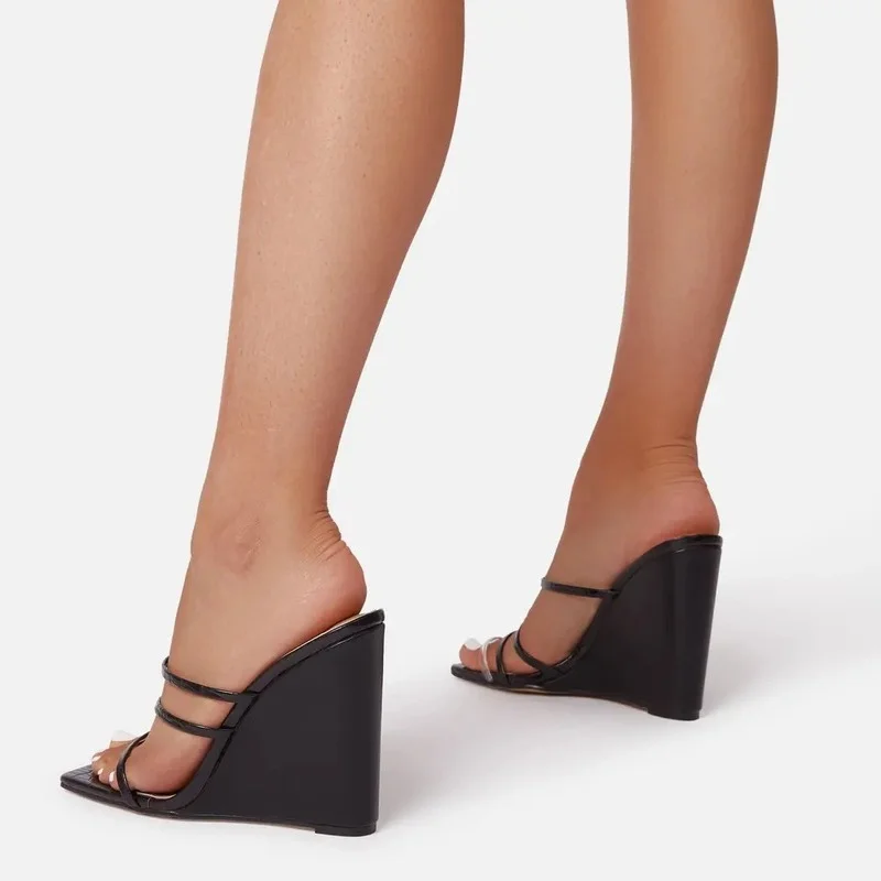 Europe Summer 2022 New Slippers Women Fashion Sexy Wedges Slides Woman Flip Flop Platform Shoes Ladies Casual Beach Shoes Female