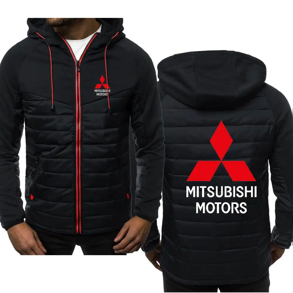 

NEW Hoodies Men Print Spring Autumn MitsubishiMotors Logo Casual Sweatshirt Jacket Long Sleeve Mens zipper Jacket Man Hoody