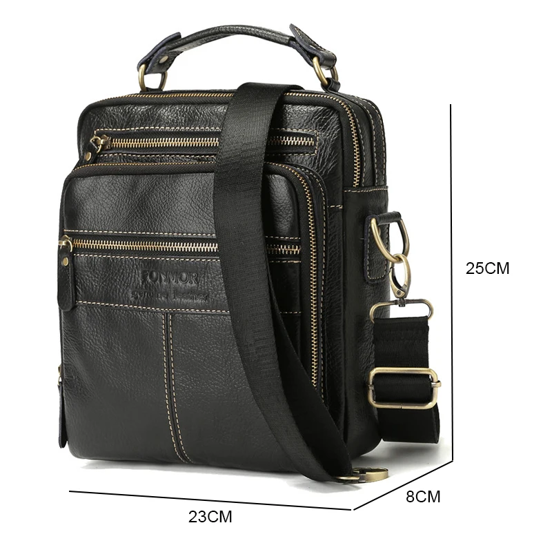 

Shoulder bag men Cow Genuine Leather Men Bag Casual Business Leather Messenger Bag Mens Vintage Men's Crossbody Bag bolsas male