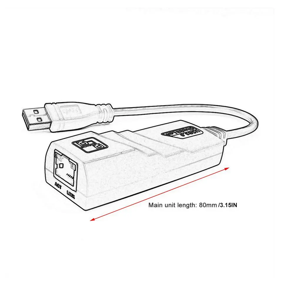 USB Ethernet адаптер Сетевая карта 3 0 к RJ45 Lan гигабитный Интернет для компьютера Macbook ПК