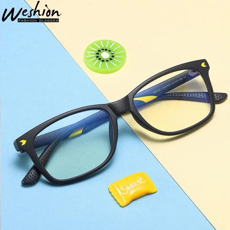 Молодежные Очки для детей мальчиков девочек Подростковая оправа с синим светом