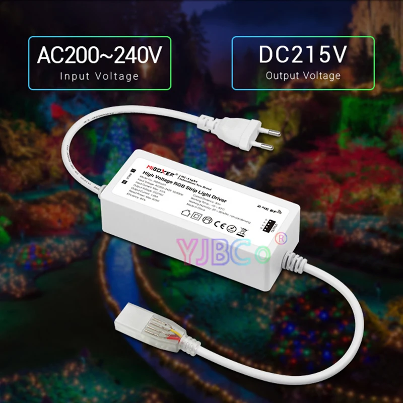 Miboxer POW-LH1 светодиодный контроллер высокого напряжения с RGB-подсветкой приложение