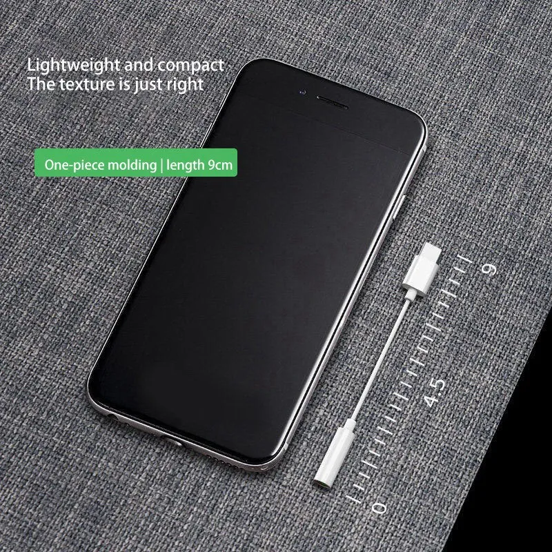 

Headphone Adapter,3.5 mm Headphone Jack Adapter Type C to 3.5mm Round Hole Headphone Jack Headphone Adapter for Android