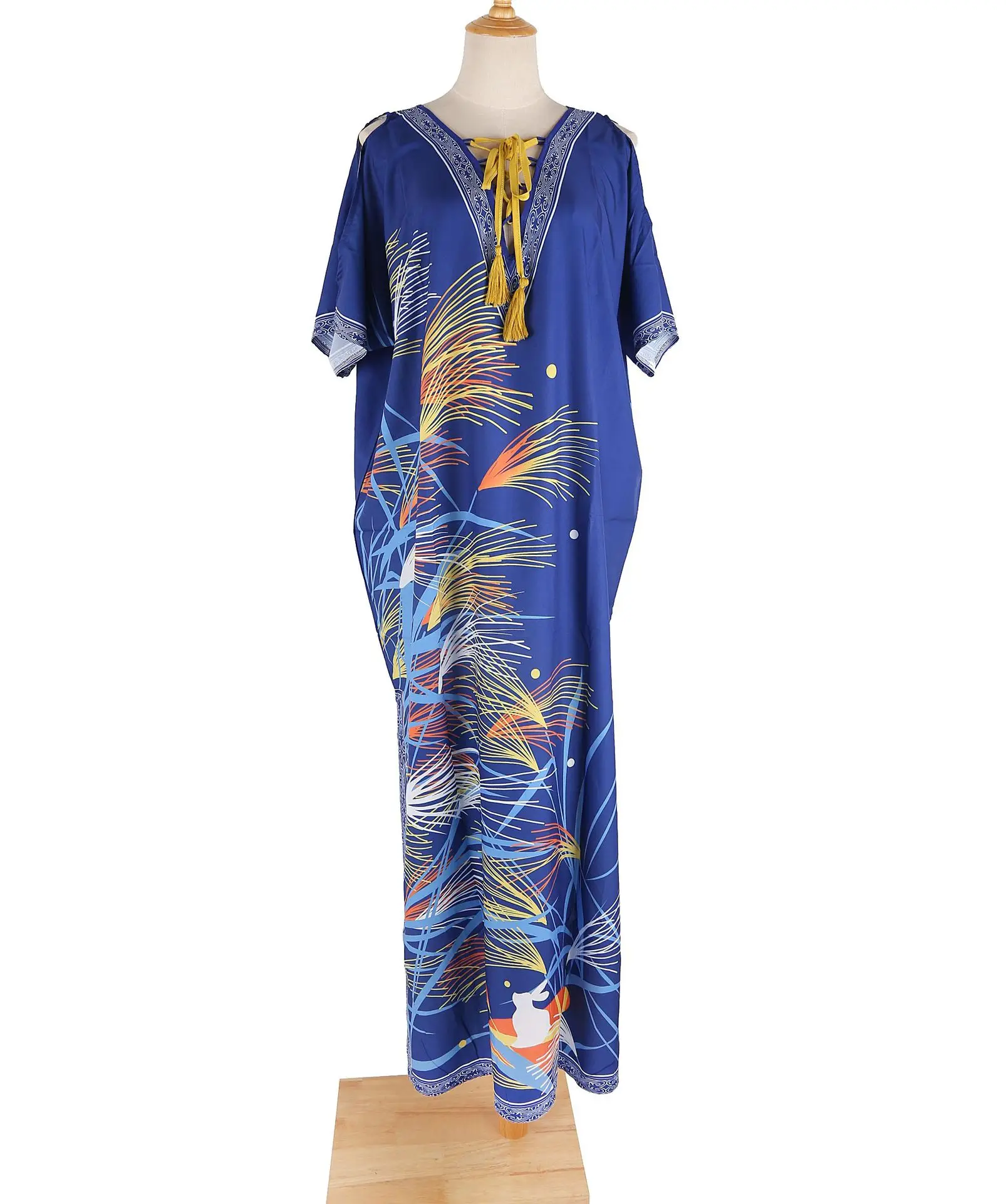 Плюс размер платье кимоно пляжная одежда | Женская