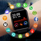 Смарт-часы унисекс, с сенсорным дисплеем, для Android, IOS