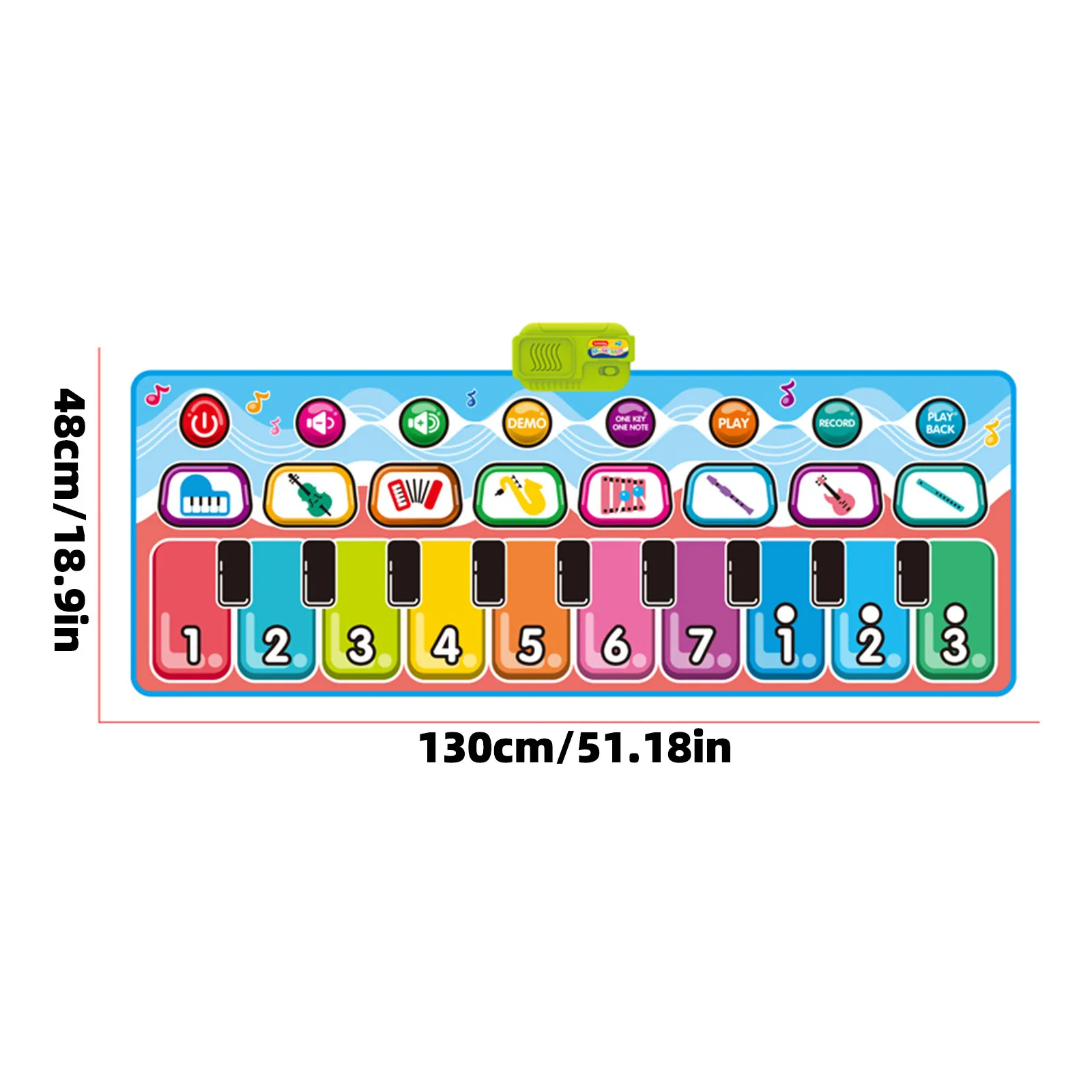 

Children's Music Blanket Flash Piano Blanket Children's Multi-function Music Game Carpet Dancing Mat Funny Educational Carpet