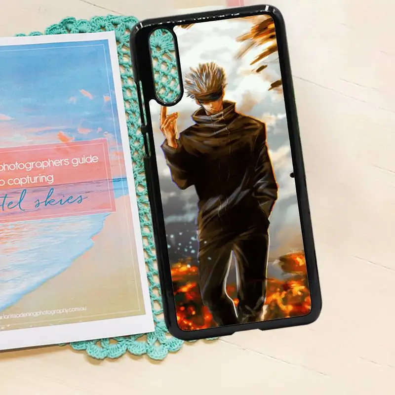 

Jujutsu Kaisen Satoru Gojo Comics fashion luxury Phone Case PC for iPhone 11 12 pro XS MAX 8 7 6 6S Plus X 5S SE 2020 XR