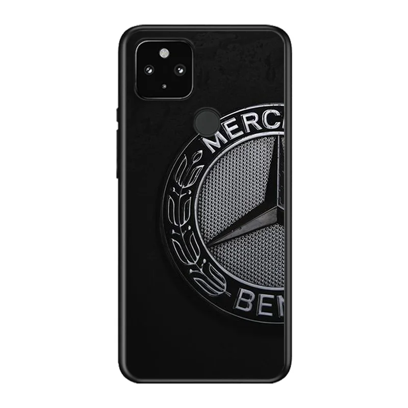 

Three-Pointed Star For AM-G Soft TPU Silicone Black Cover For Google Pixel 5 4A 5G 4 XL Phone Case