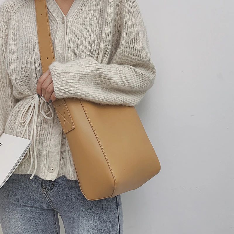 Женская модная роскошная сумка через плечо из искусственной кожи 2021 однотонная