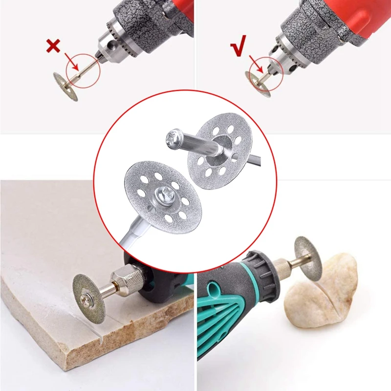 

87Pcs/Set Cutting Wheel Saw Blades Rotary Tool Set for Diamond Wood Glass Plastic Metal Stone Cutting Drill Wheel