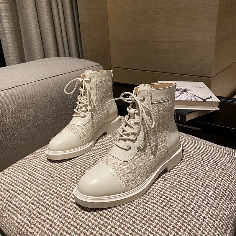 

New Autumn Women Chelsea Boots Genuine Leather Ankle Boots for Women Casual Motorcycle Shoes Winter Couple Shoes Zapatos Mujer
