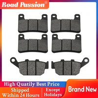 road passion motorcycle front and rear brake pads for kawasaki z800 z 800 2013 2016 zr800 zr 800 2013 fa379 fa140