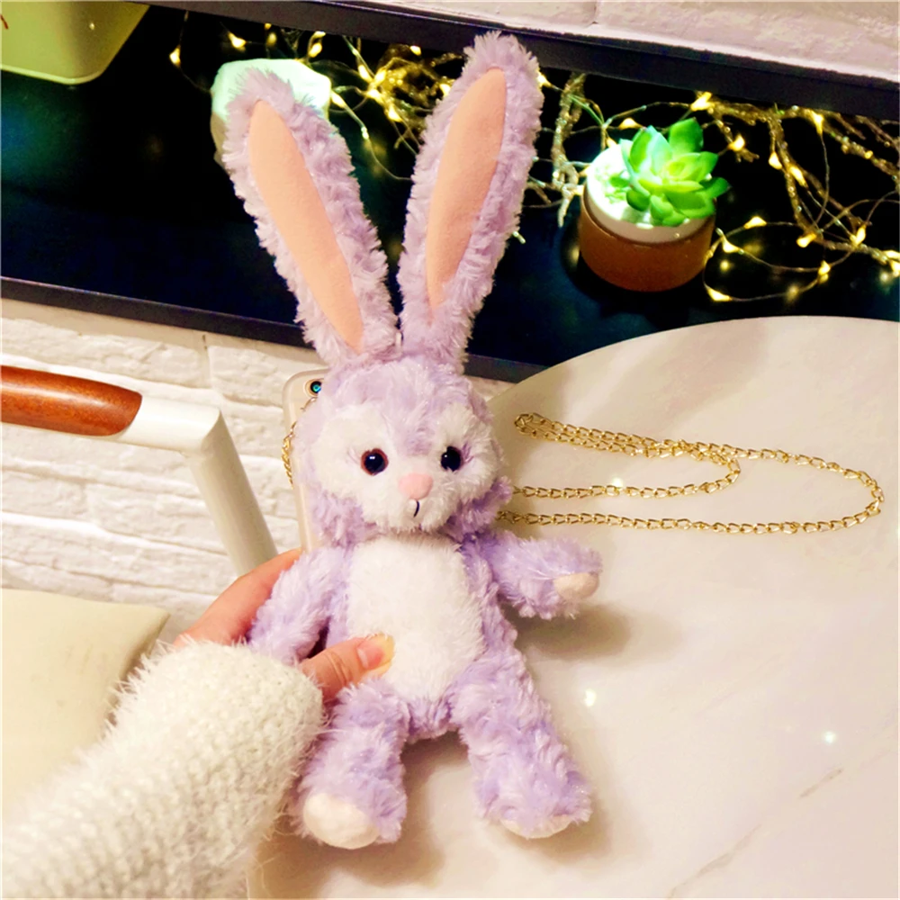 Rabbit Case For Samsung S20 plus S10 5G S9 S8Plus S7 S6edge S20 Ultra Cute Fluffy Phone Cover For Galaxy Note 10 9 8  A70 50 30 images - 5