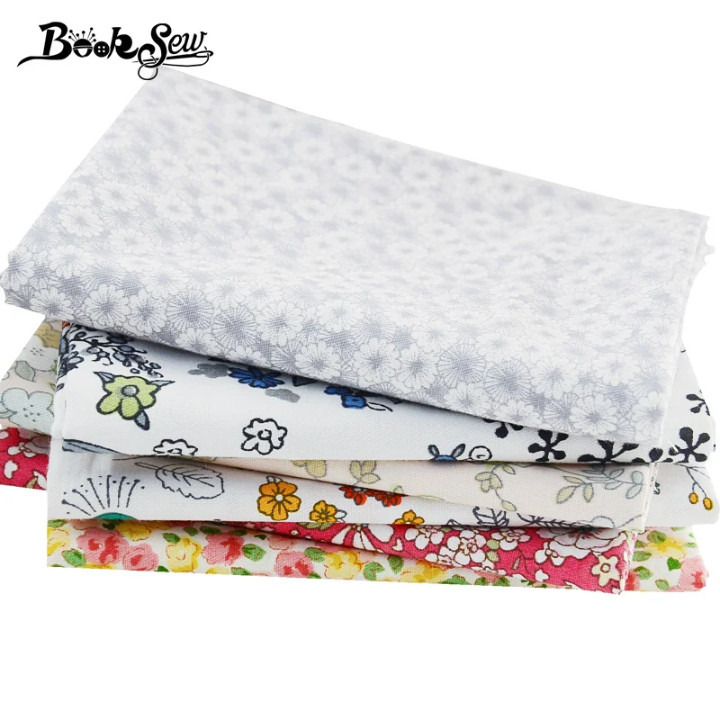 Краситель для цветочной ткани Booksew 100% хлопок саржевая ткань текстиль лоскутное