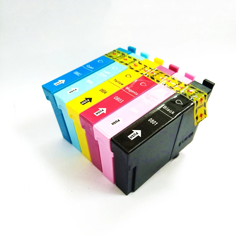Vilaxh T0801 T0806 для Epson Stylus P50 PX650 PX700 PX800 PX710 PX720 PX810 PX820 R265 R285 R360 RX560 RX585 принтер|epson t0801|epson