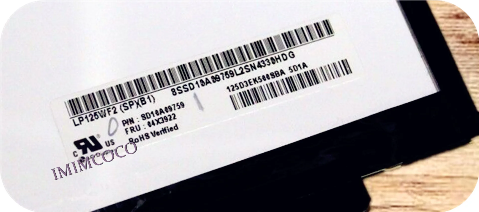 Ноутбук led ips экран LP125WF2-SPB1/B2 для LENOVO X240, X240 X250, X260, X270, x280, S1 YOGA, 1920*1080, 30PIN, с FRU No