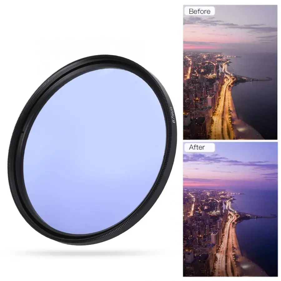 Junestar 67mm Lightweight Pollution Reduction Starry Sky Night Lens Filter for SLR Camera | Электроника
