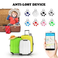 mini paws print smart dog pets bluetooth 4 0 gps tracker anti lost alarm tag wireless child bag wallet key finder locator