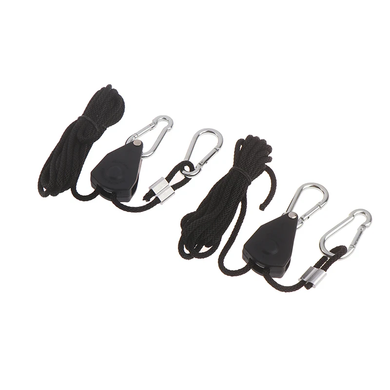 2 шт. регулируемые подъемники светильник вешалки веревка храповый отражатель