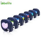 5 упаковок 91200 91201 12267 Dymo Letratag этикетки ленты совместимы с Dymo Letratag заправки для производитель Этикеток Dymo LT100H LT100T QX50