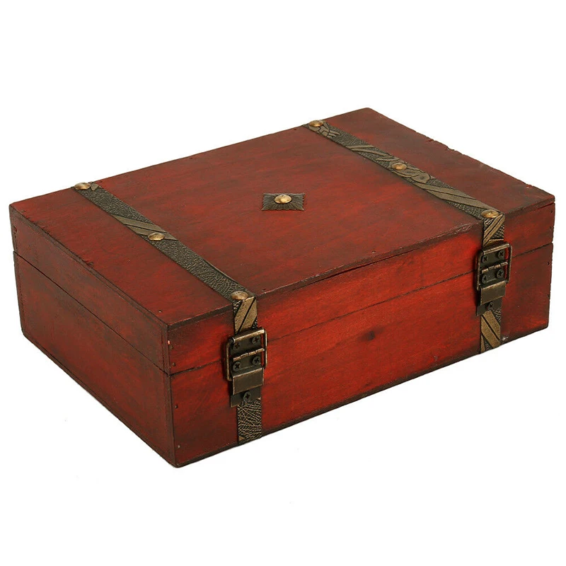 1 шт. Винтаж Treasure Box подарок коллекция карт для хранения Коробки макияж