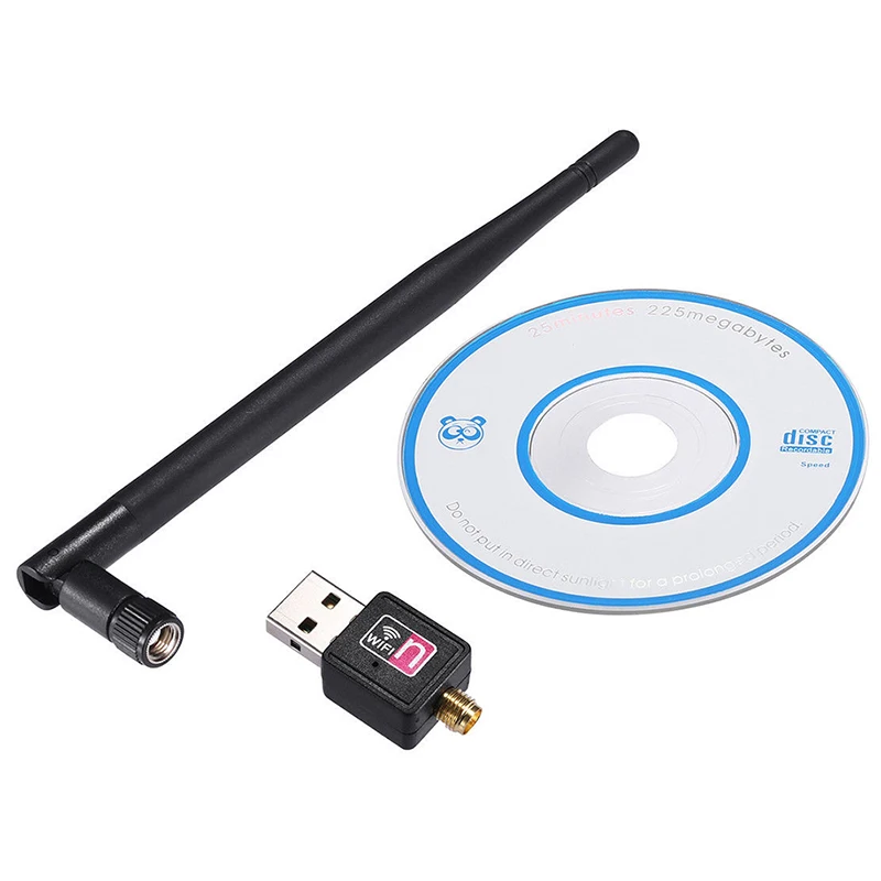 Беспроводной Wi-Fi роутер USB 600 2 0 м сетевая LAN-карта с антенной 5 дБи | Электроника